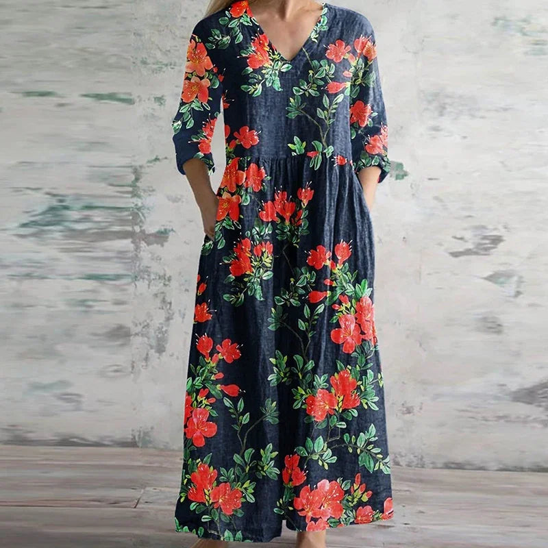 Image of Women's Floral Summer Maxi Dress