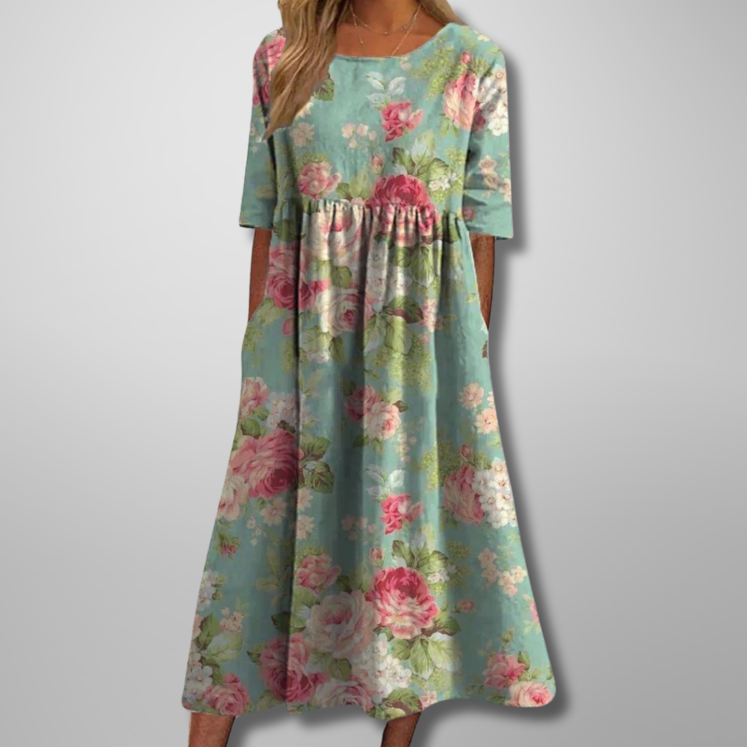 Image of Women's Floral Summer Maxi Dress
