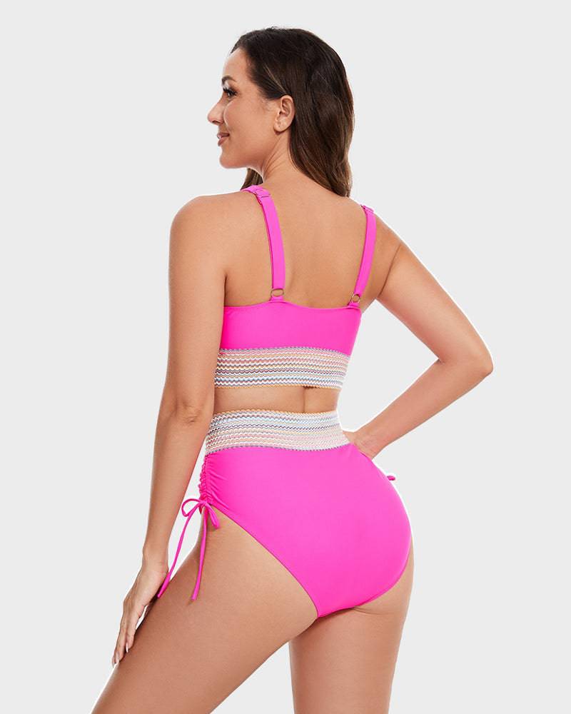 Image of Women's Halter High-Waisted Swimwear