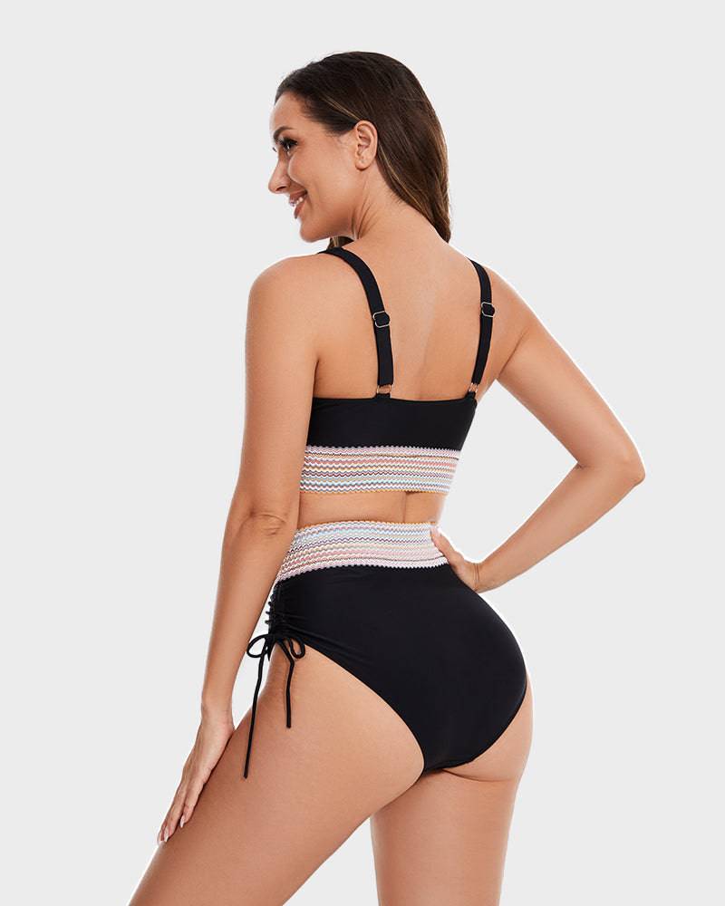 Image of Women's Halter High-Waisted Swimwear
