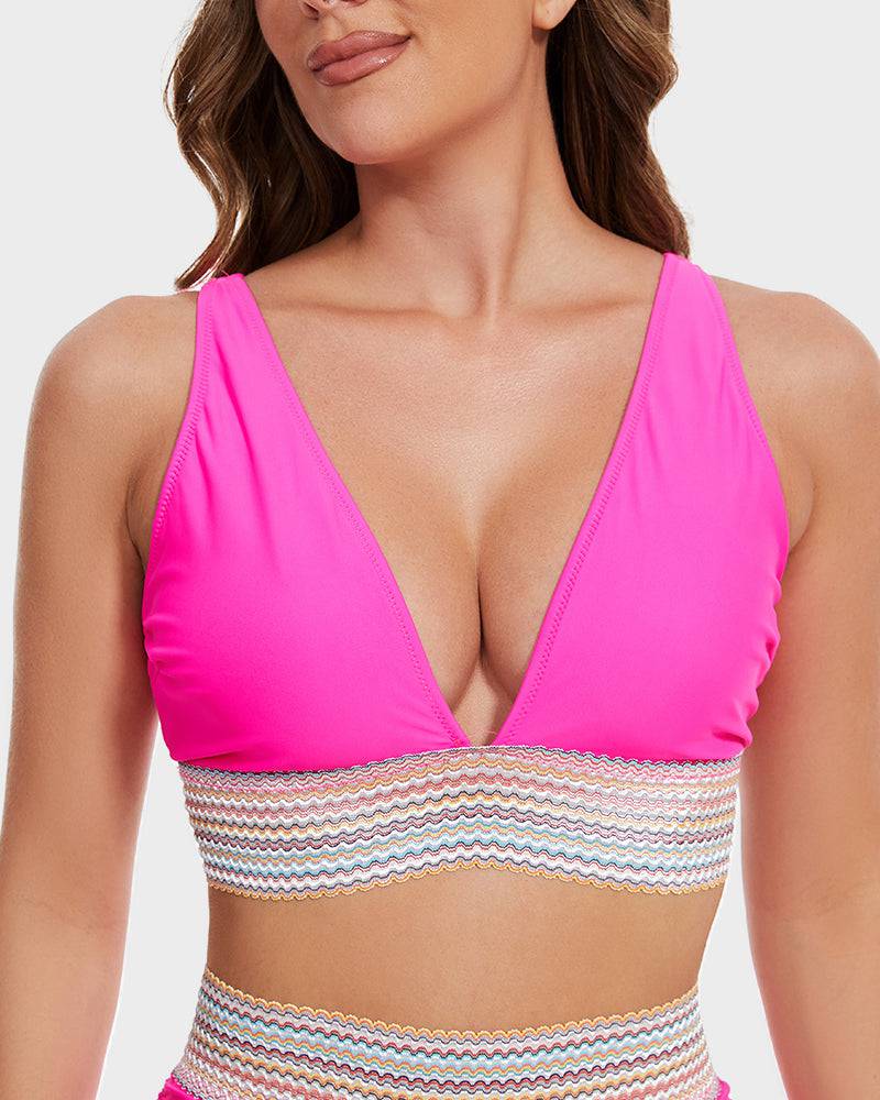 Image of Women's Halter High-Waisted Swimwear