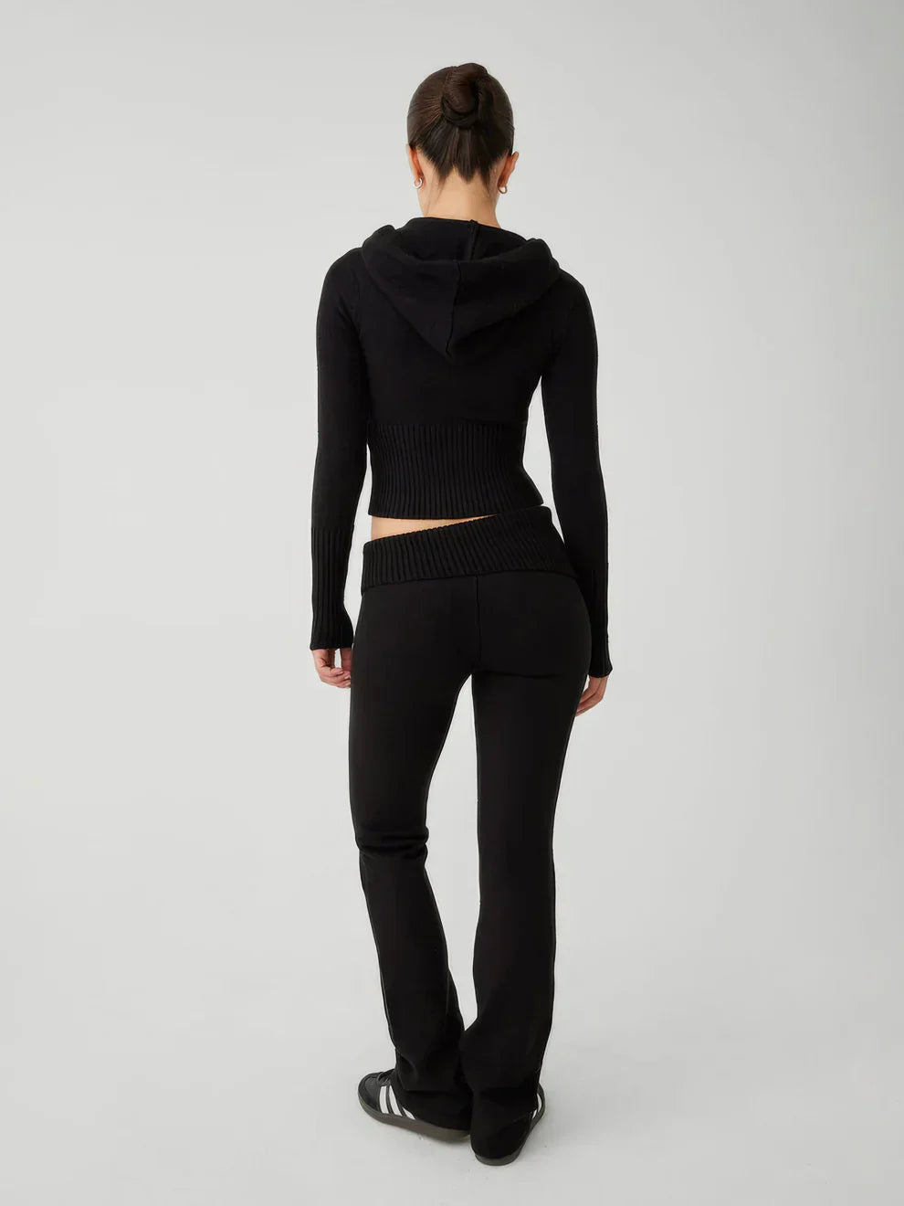Image of Women's Hooded Zip-Up Fitted Set