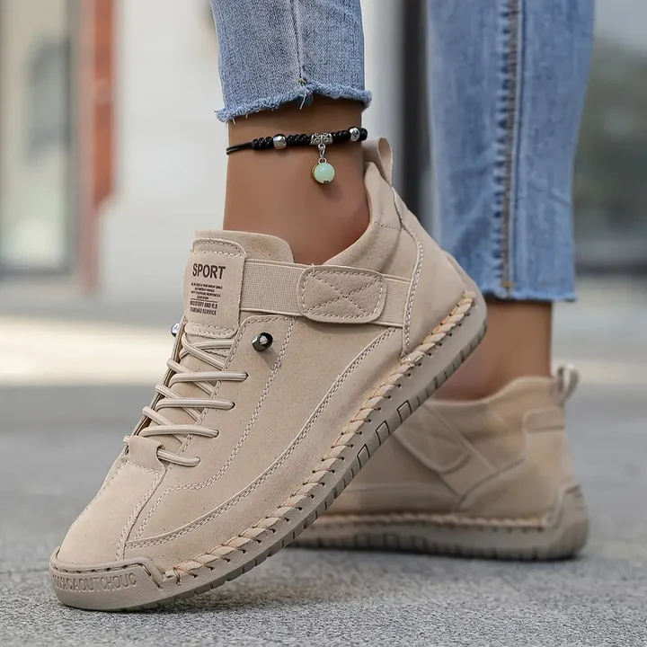 Image of Women's Lace-Up Ankle High Sneakers