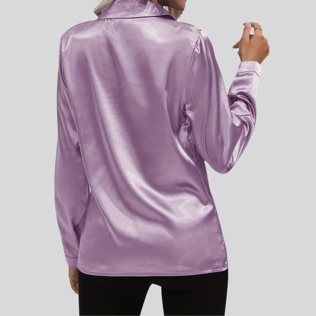 Image of Women's Long Sleeve Button-Down Blouse