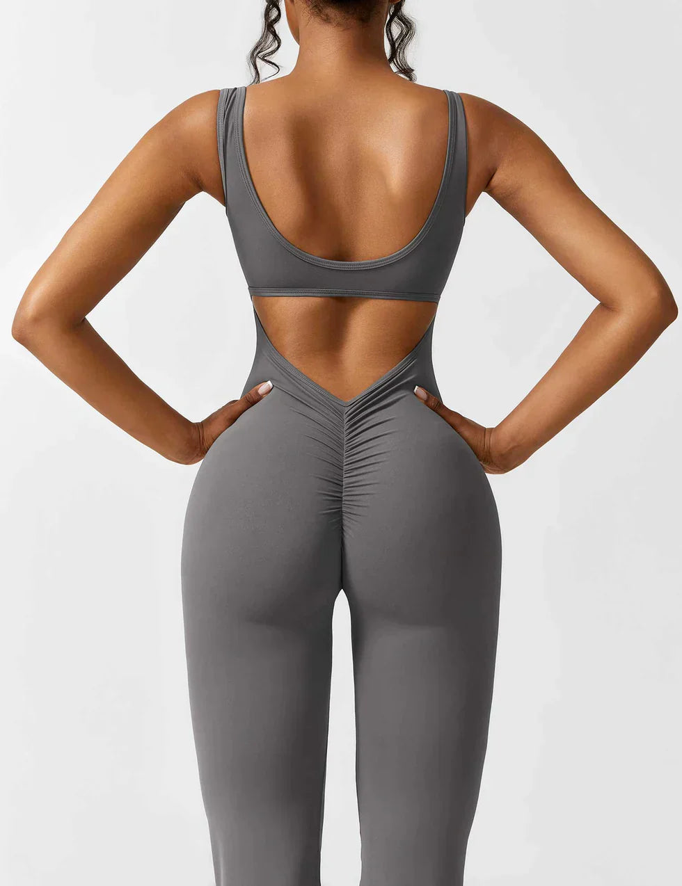 Image of Women's Open Back Active Jumpsuit