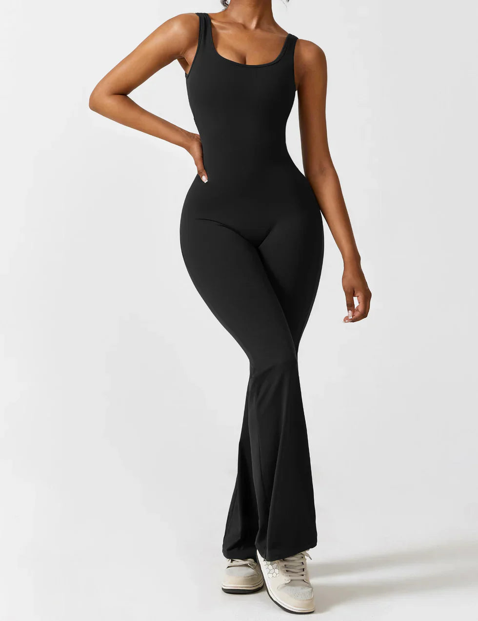 Image of Women's Open Back Active Jumpsuit