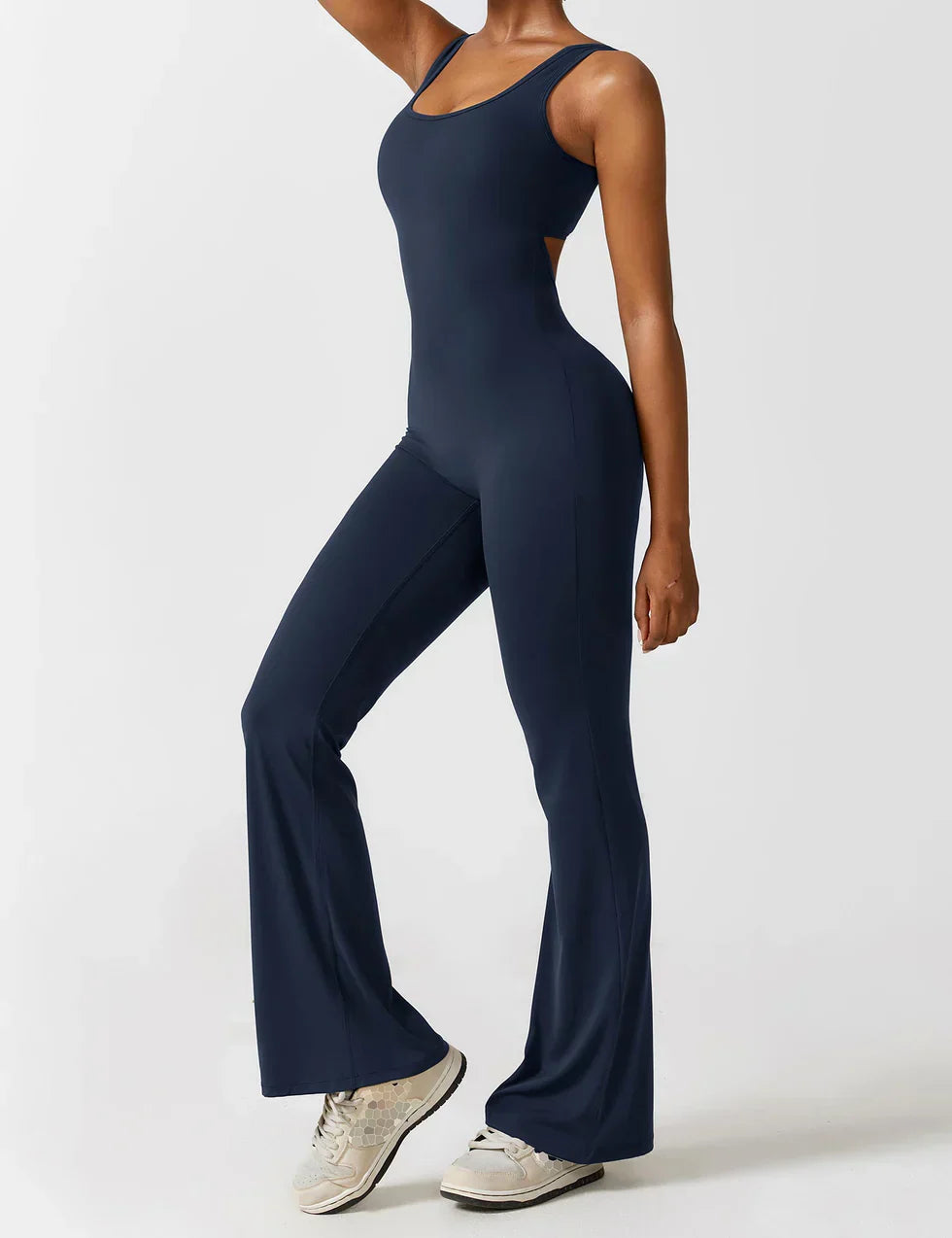Image of Women's Open Back Active Jumpsuit