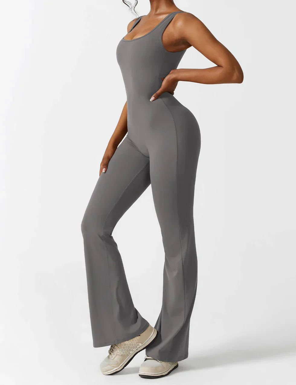 Image of Women's Open Back Active Jumpsuit