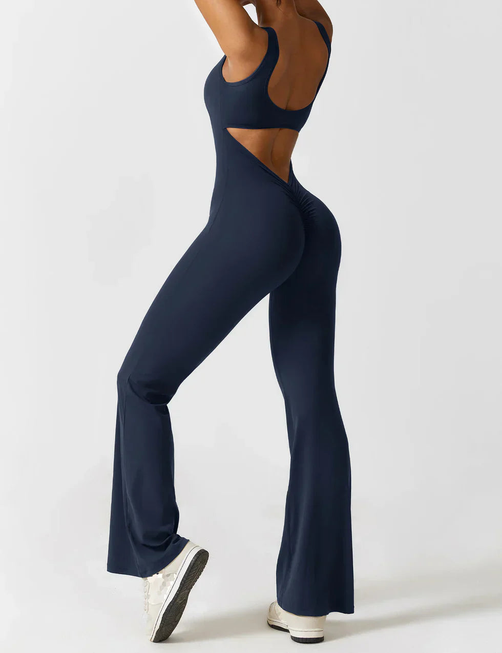 Image of Women's Open Back Active Jumpsuit
