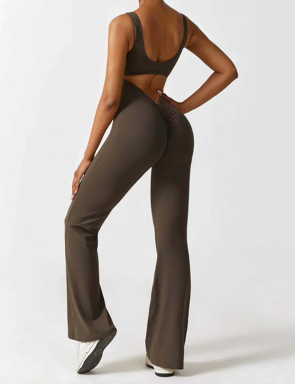 Image of Women's Open Back Active Jumpsuit