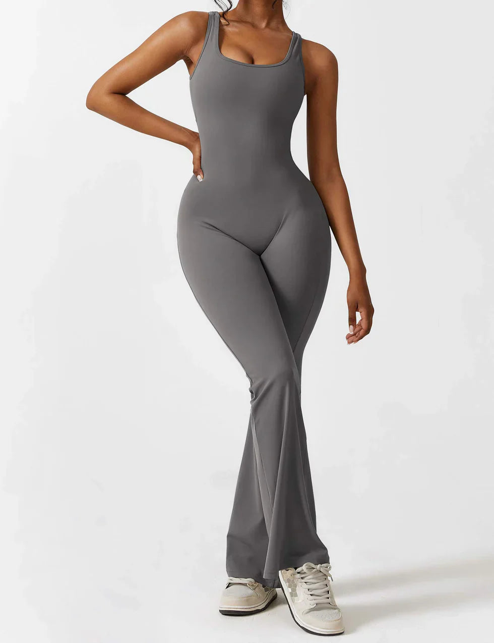Image of Women's Open Back Active Jumpsuit