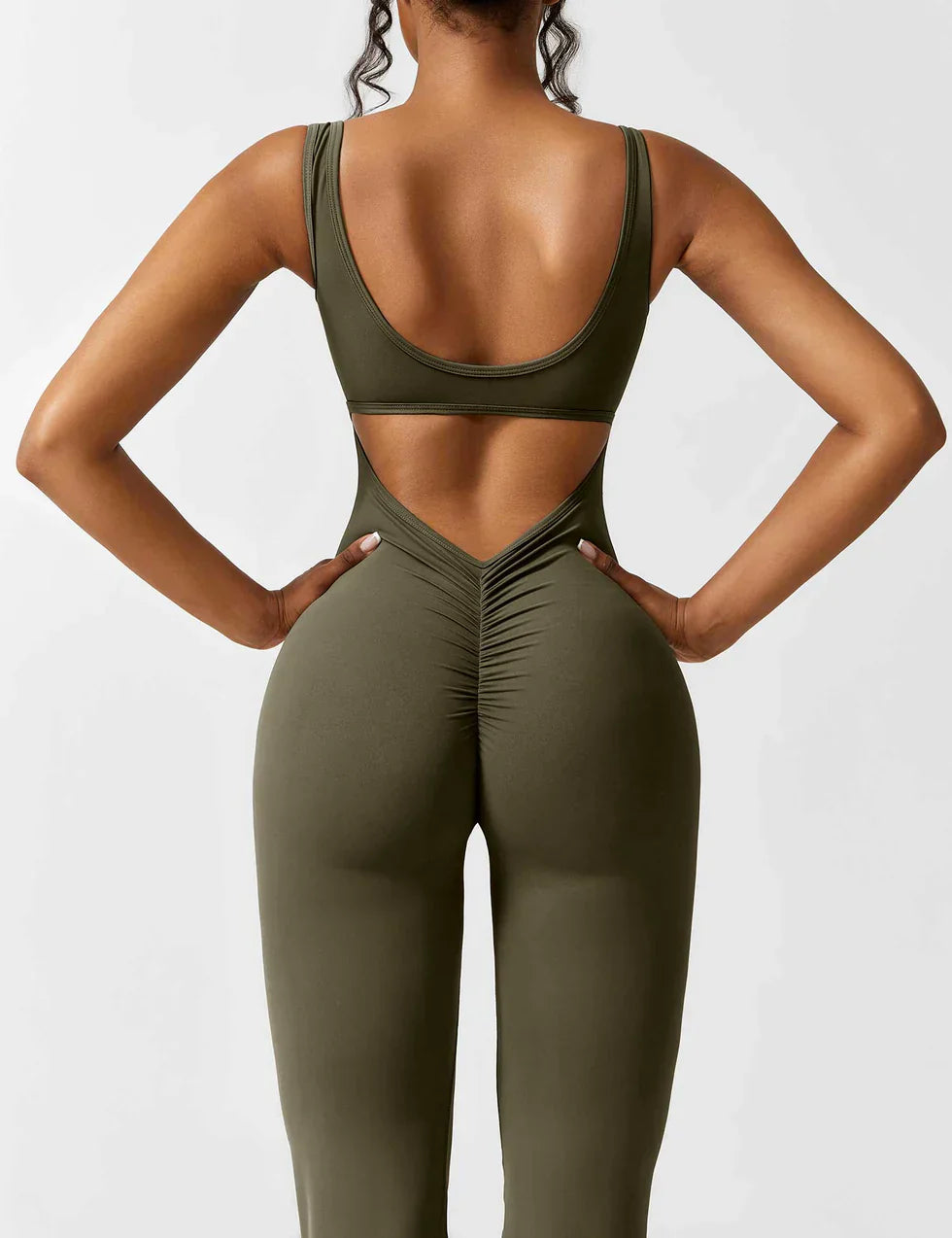 Image of Women's Open Back Active Jumpsuit