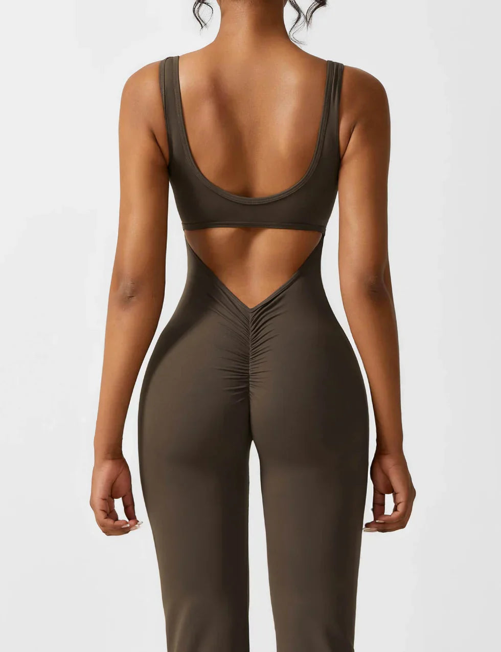 Image of Women's Open Back Active Jumpsuit
