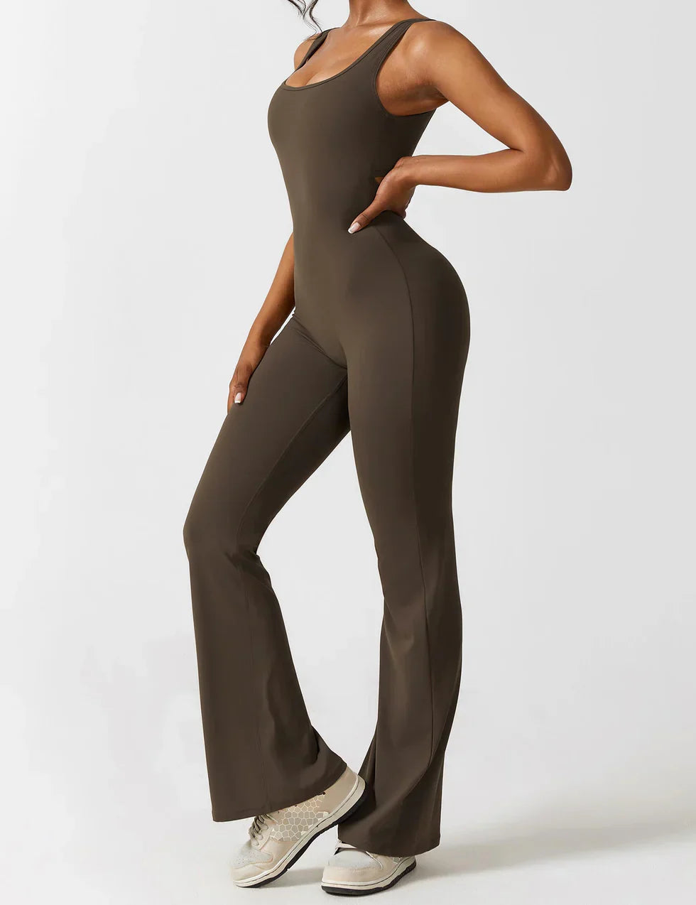 Image of Women's Open Back Active Jumpsuit