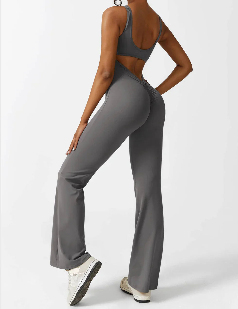 Image of Women's Open Back Active Jumpsuit