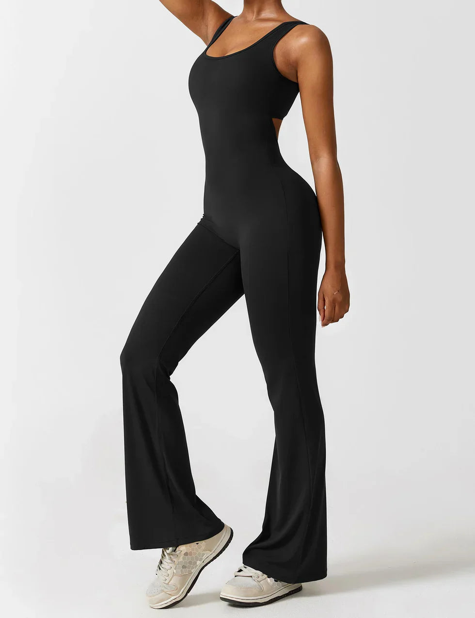Image of Women's Open Back Active Jumpsuit