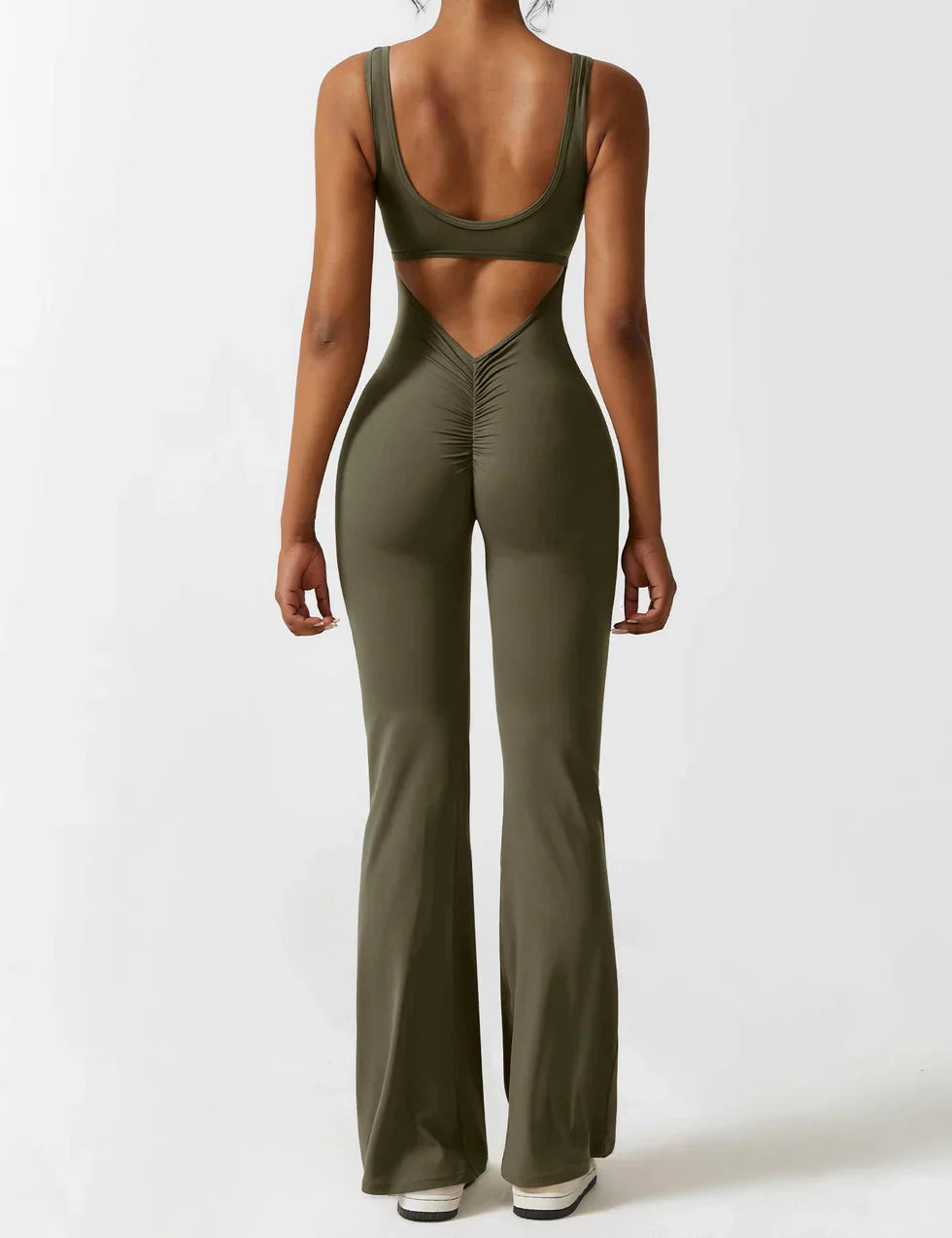 Image of Women's Open Back Active Jumpsuit
