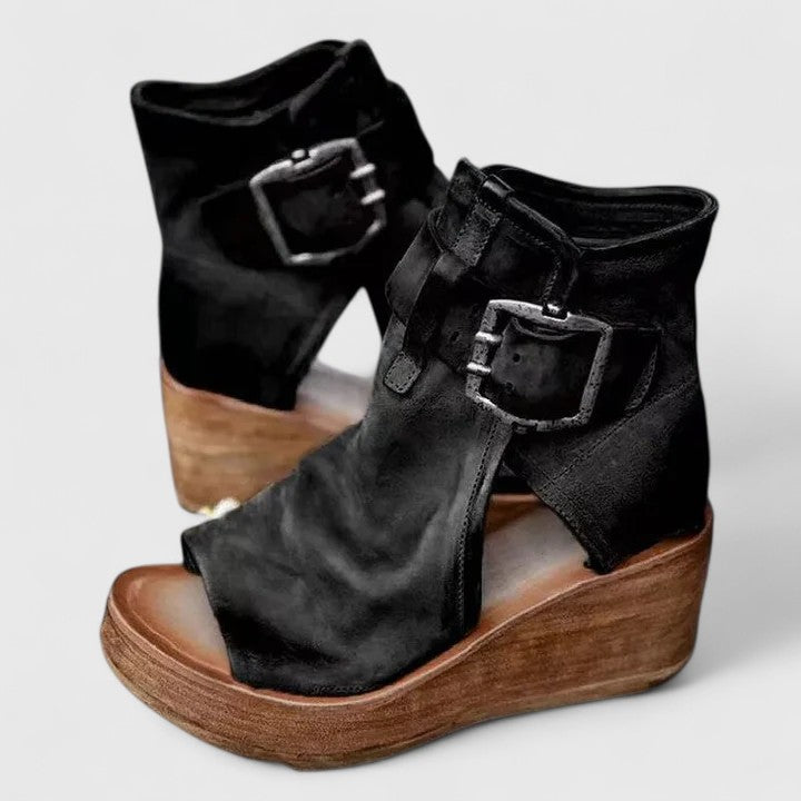 Image of Women's Open Toe Wedge Sandals