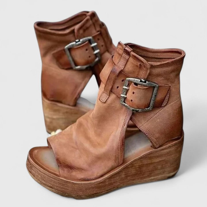 Image of Women's Open Toe Wedge Sandals