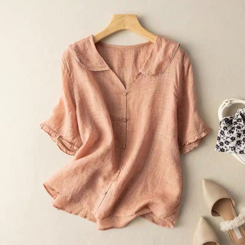 Image of Women's Peter Pan Collar Blouse