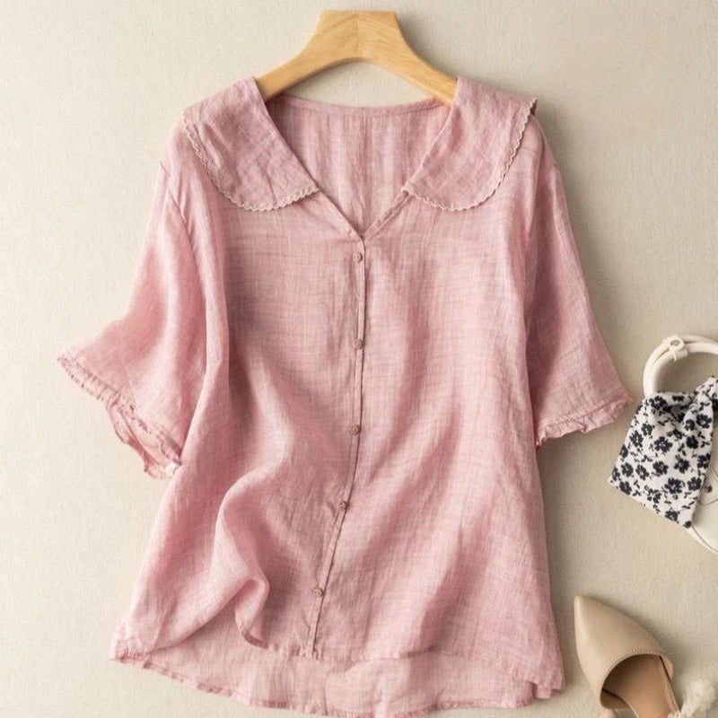 Image of Women's Peter Pan Collar Blouse