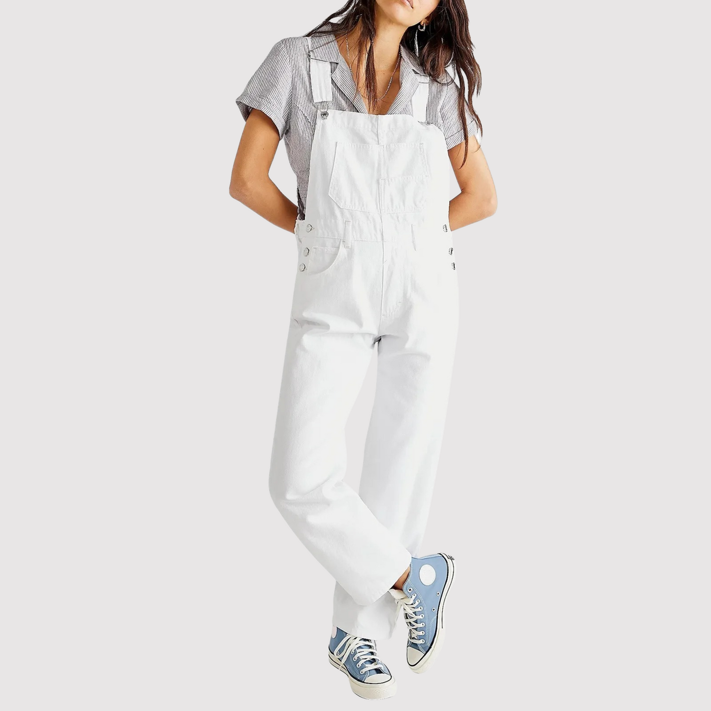 Image of Women's Relaxed-Fit Overalls