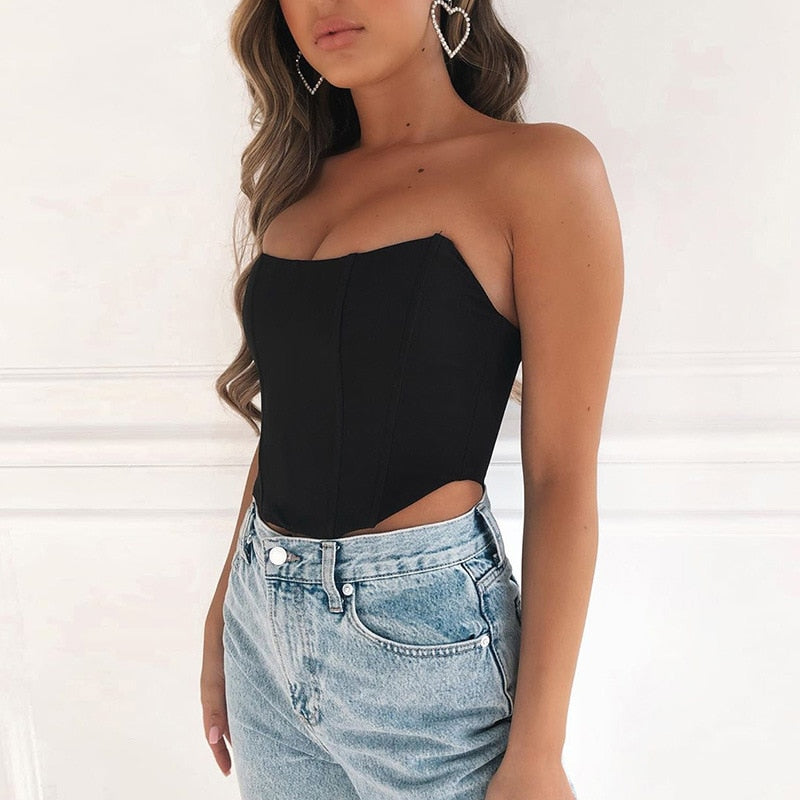 Image of Women's Strapless Corset Top