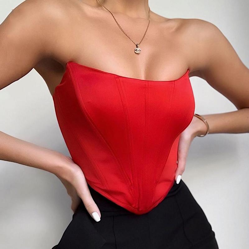 Image of Women's Strapless Corset Top