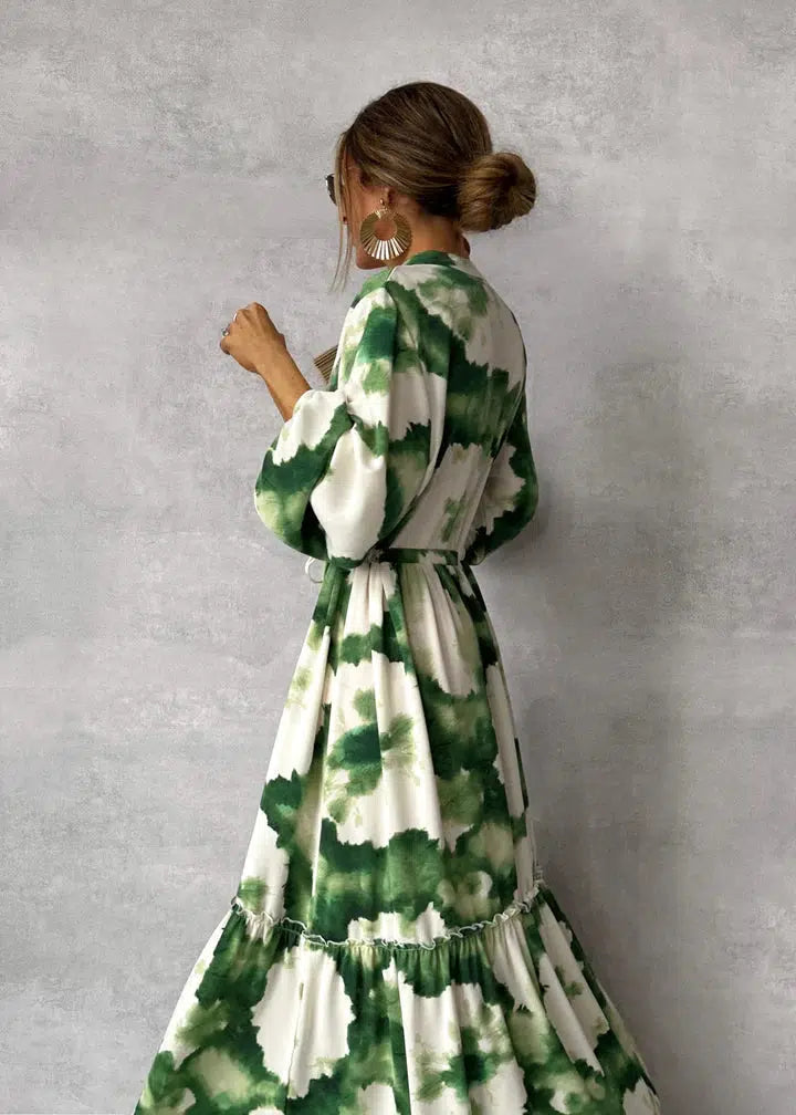 Image of Women's Tie Waist Maxi Dress