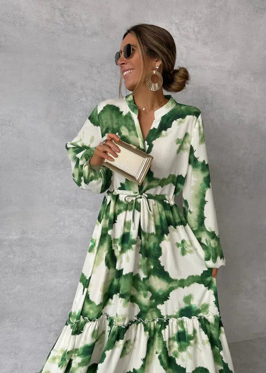 Image of Women's Tie Waist Maxi Dress