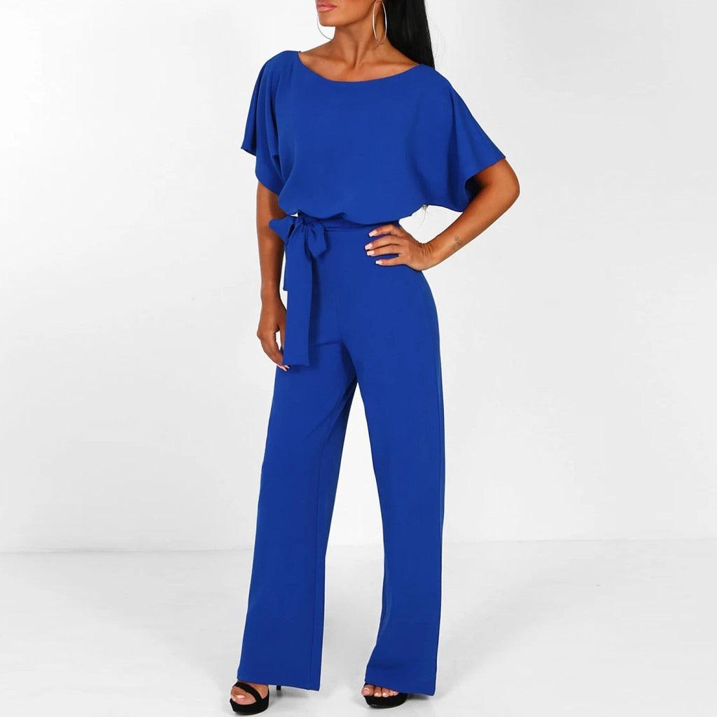 Image of Women's Tie Waist Wide Leg Set