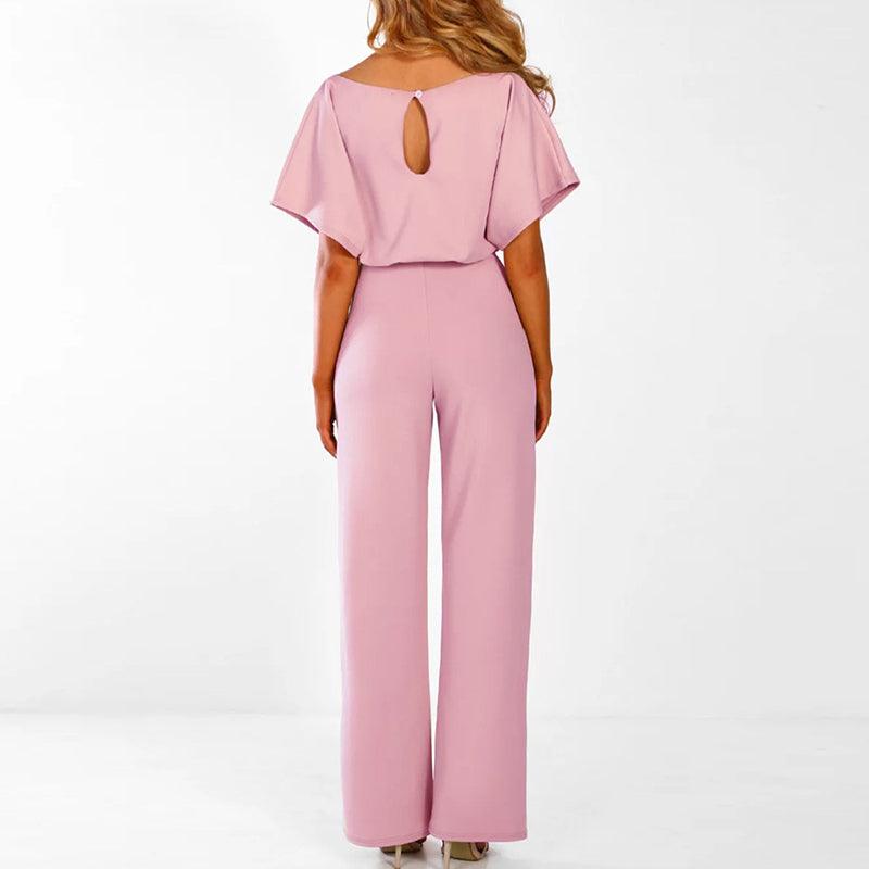 Image of Women's Tie Waist Wide Leg Set