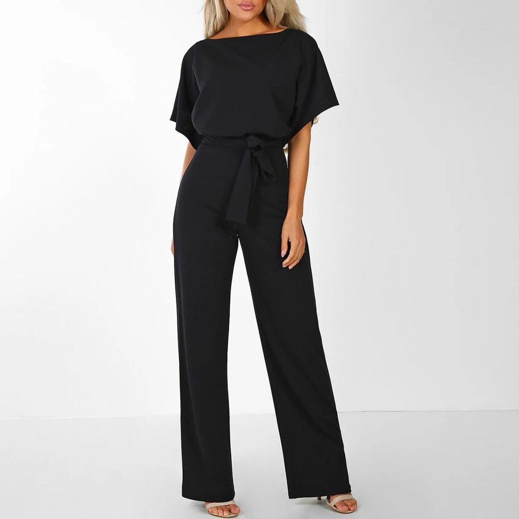 Image of Women's Tie Waist Wide Leg Set