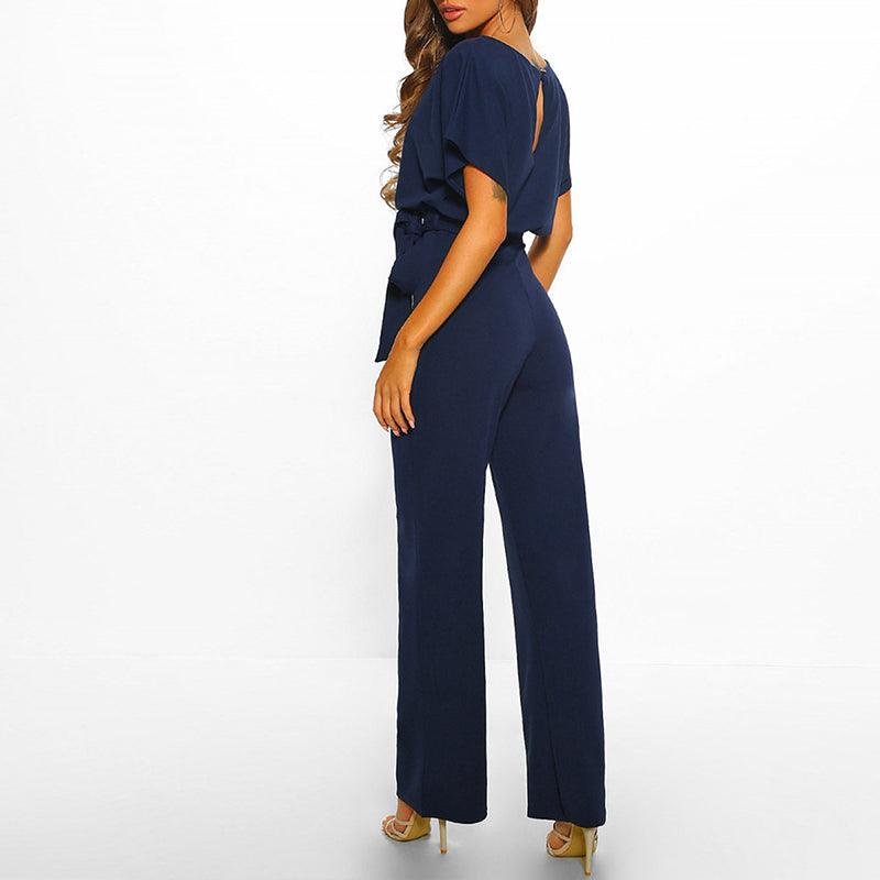 Image of Women's Tie Waist Wide Leg Set