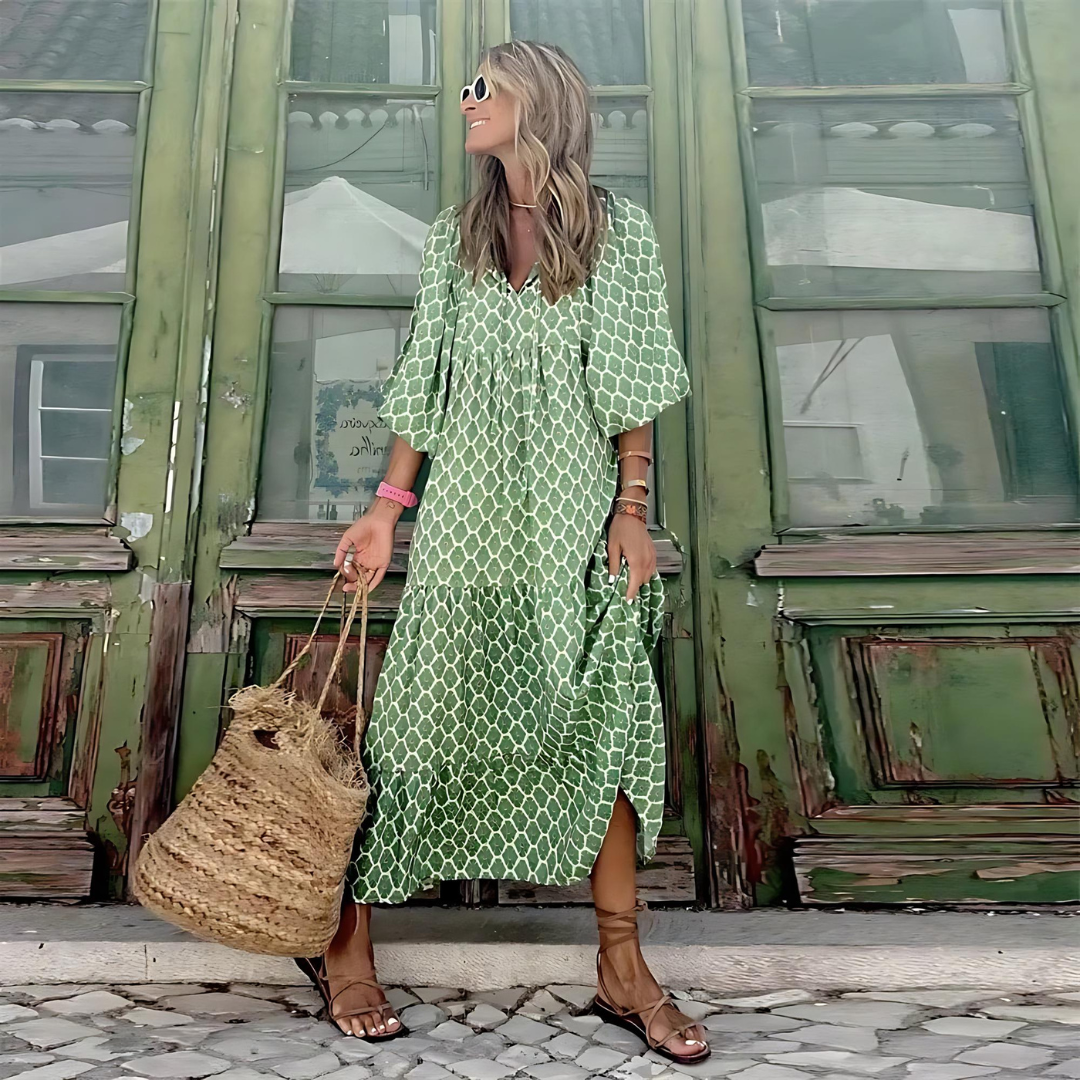 Image of Women's Tiered Summer Maxi Dress