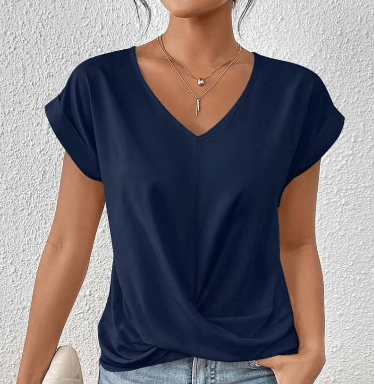 Image of Women's Twist Front V-Neck Top