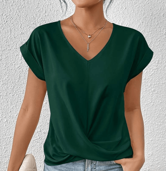 Image of Women's Twist Front V-Neck Top