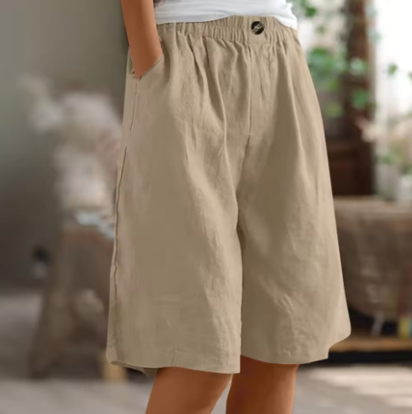 Image of Women's Wide Leg Casual Shorts