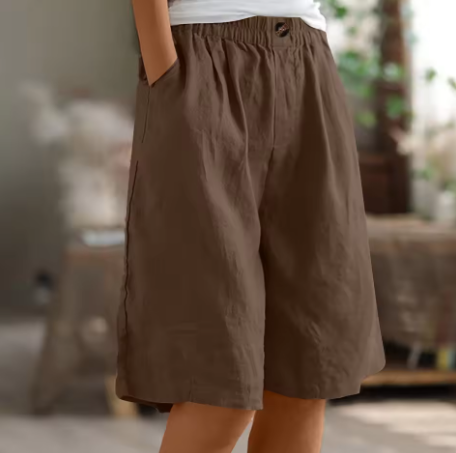 Image of Women's Wide Leg Casual Shorts