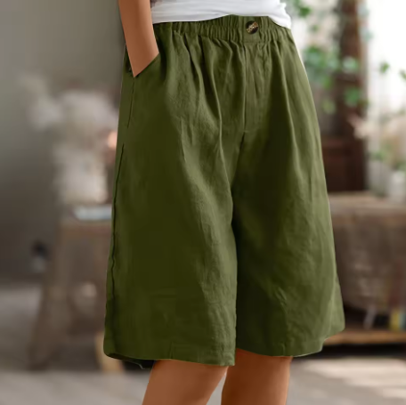 Image of Women's Wide Leg Casual Shorts