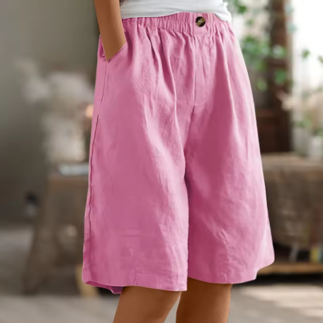 Image of Women's Wide Leg Casual Shorts