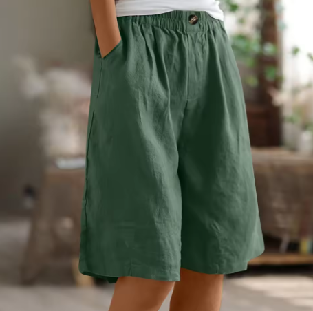 Image of Women's Wide Leg Casual Shorts