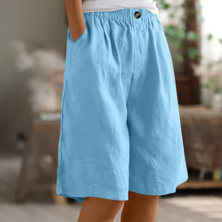 Image of Women's Wide Leg Casual Shorts