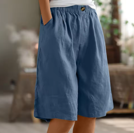 Image of Women's Wide Leg Casual Shorts
