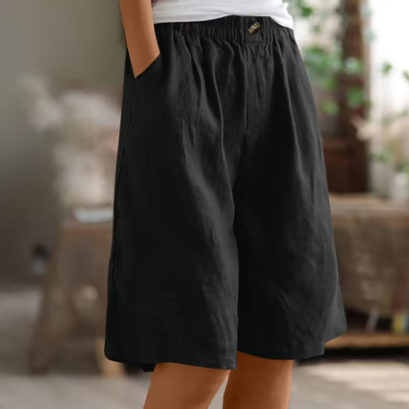 Image of Women's Wide Leg Casual Shorts