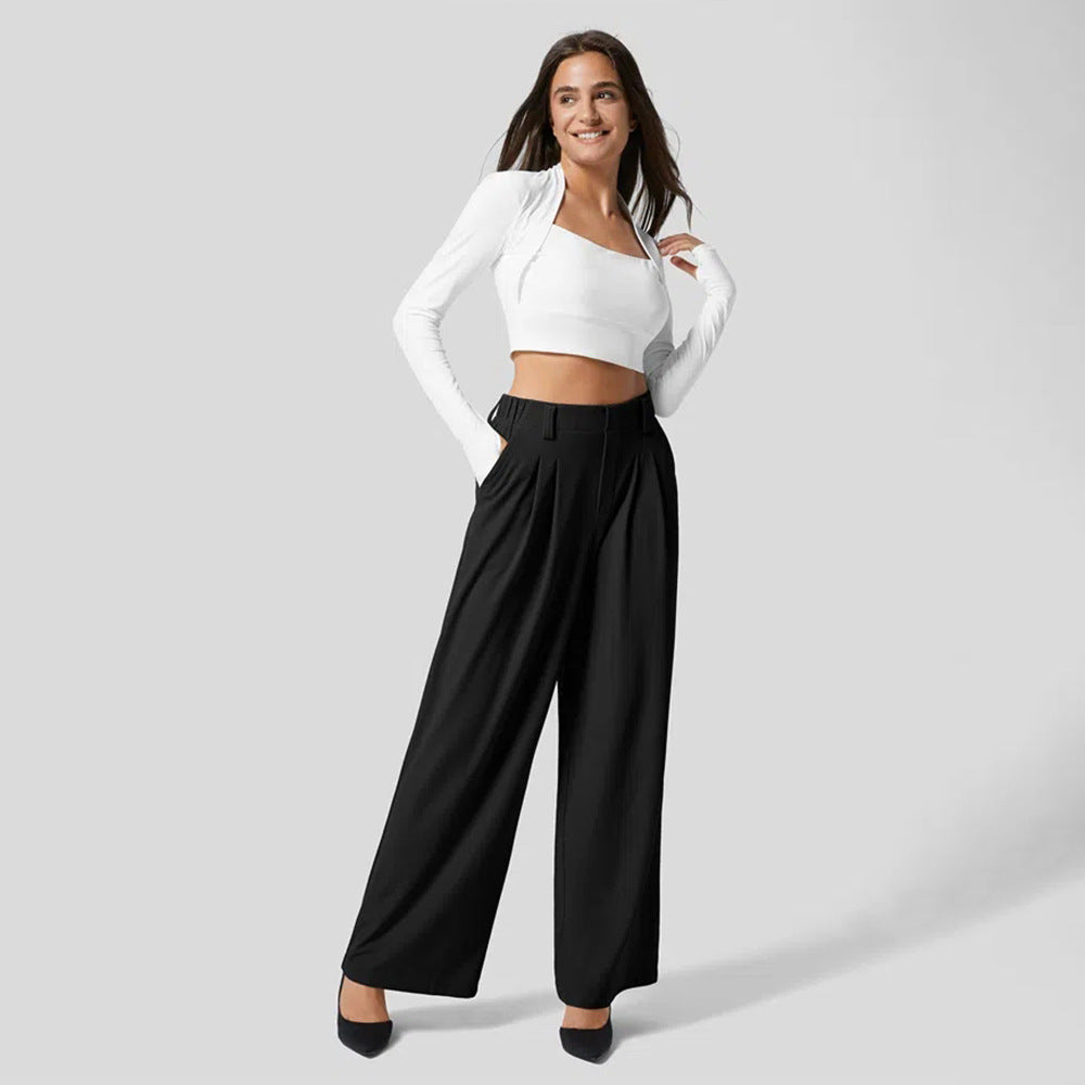 Image of Women's Wide Leg High Waisted Pants