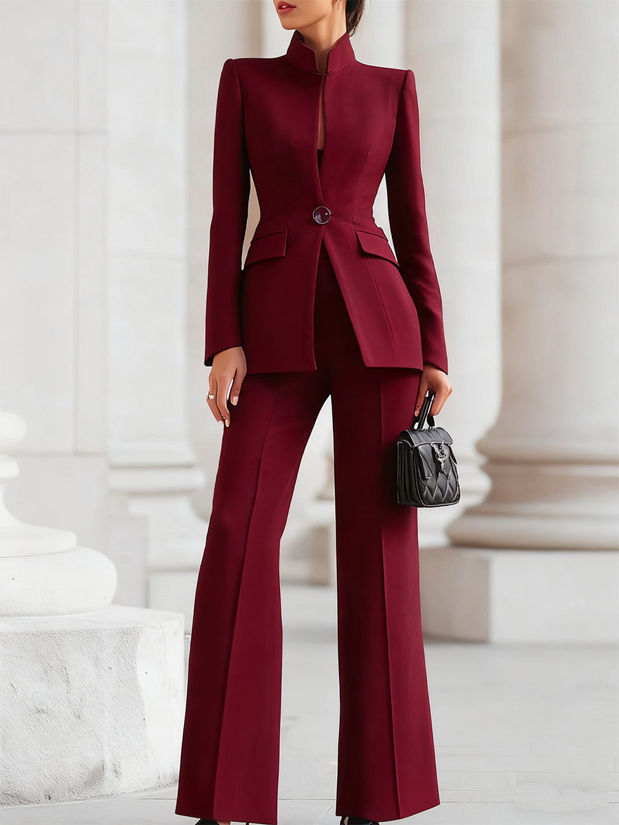 Image of Women's Wide-Leg Pant Suit