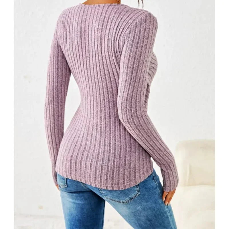 Image of Women's Wrap Long Sleeve Top